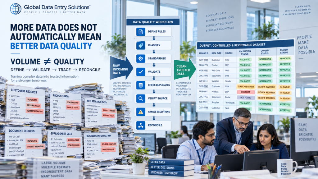 Enterprise Data Quality and Workflow Control