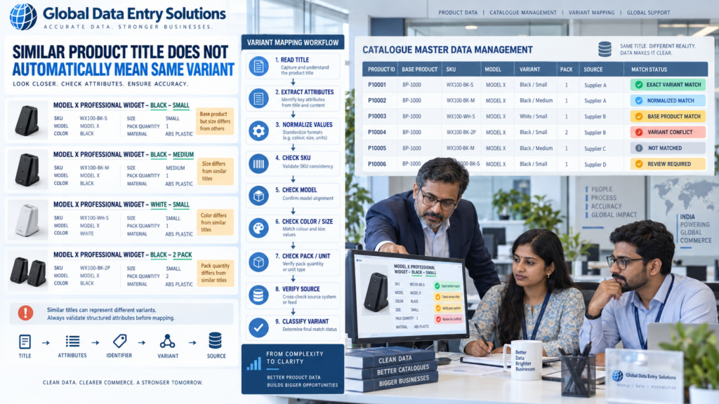 Product Variant Matching and Catalogue Validation